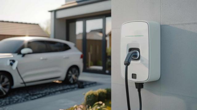 Pose borne de recharge en entreprise