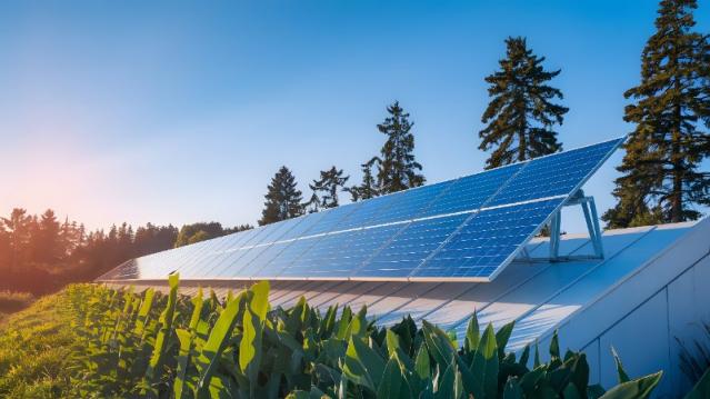 Panneaux photovoltaïques La couronne